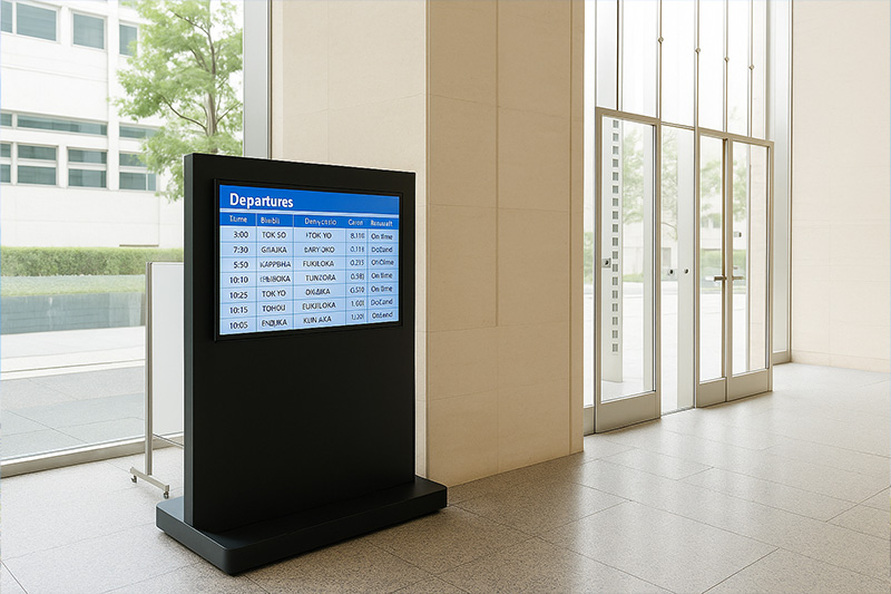 デジタルサイネージ導入写真