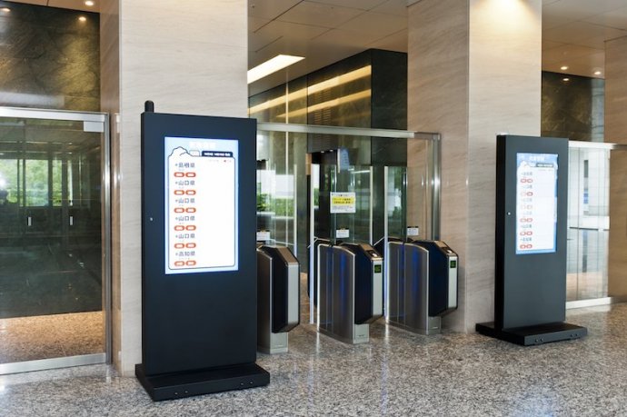 デジタルサイネージ導入写真