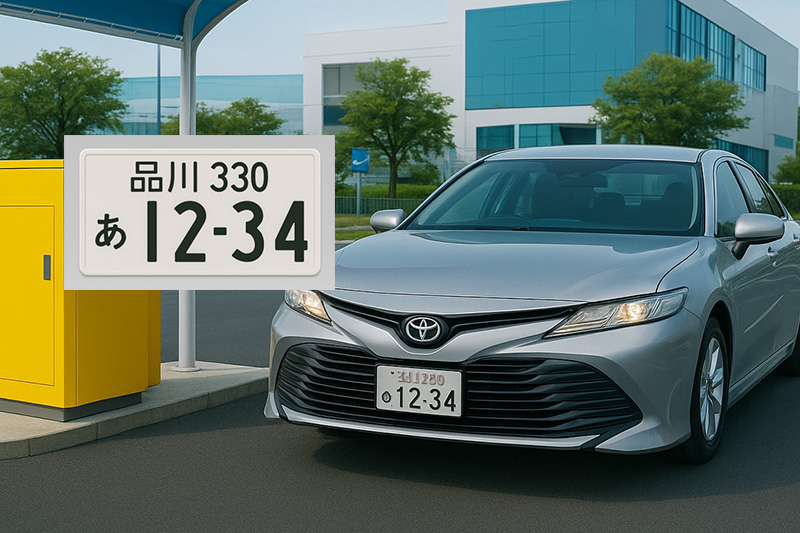 駐車場の車番認証